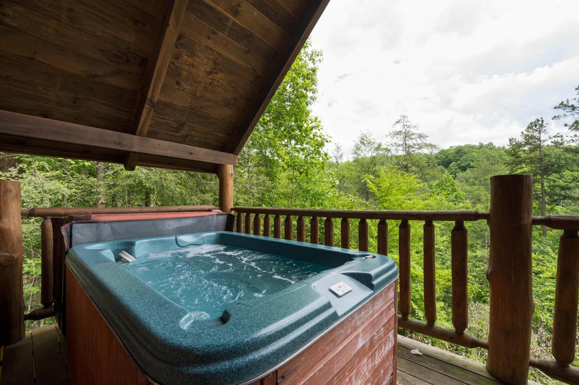 Holiday home Private Log Cabin! Mountain View, Hot Tub, Fireplace, Honeymoon! *